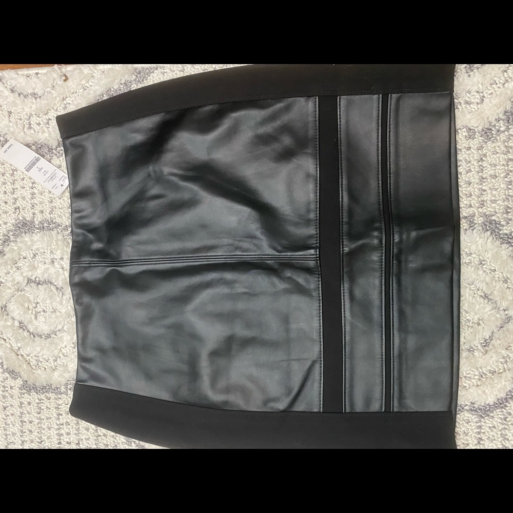 New with tags, leather skirt